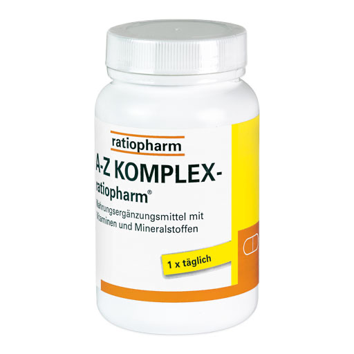 A-Z Komplex ratiopharm - mit 23 Vitaminen & Mineralstoffen