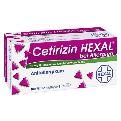 CETIRIZIN HEXAL Filmtabletten bei Allergien