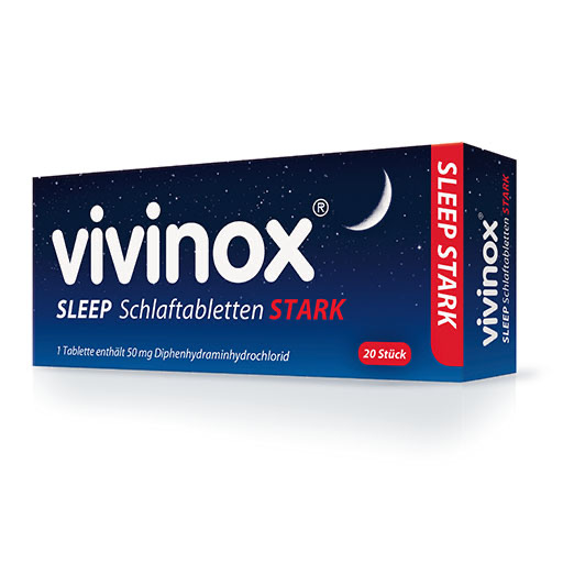 VIVINOX Sleep Schlaftabletten stark bei Schlafst&ouml;rungen & Einschlafproblemen