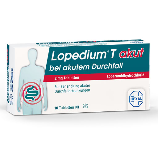 LOPEDIUM T akut bei akutem Durchfall Tabletten