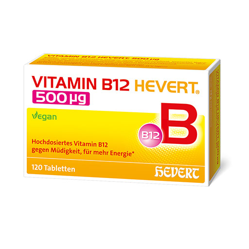 VITAMIN B12 HEVERT 500 &mu;g Tabletten