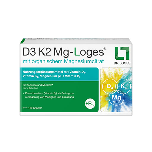 D3 K2 Mg-Loges Kapseln